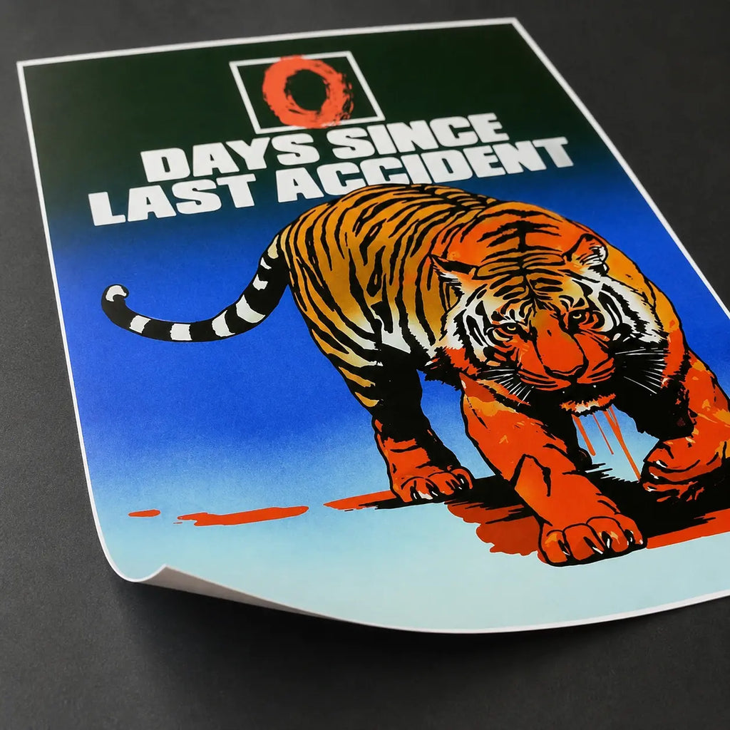 Mid Century Modern Wall Art Tiger Canvas