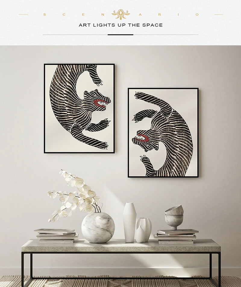 Wall Art Cotton Taguchi Tomoki Japanese Vintage