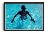 Wall Art Swimming Pool Photography Blue Canvas