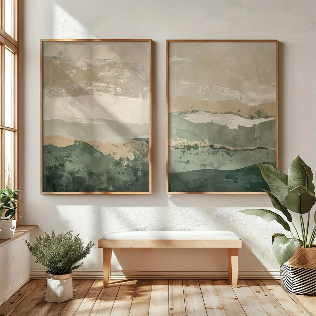 Wall Art Set Of 2 Unframed