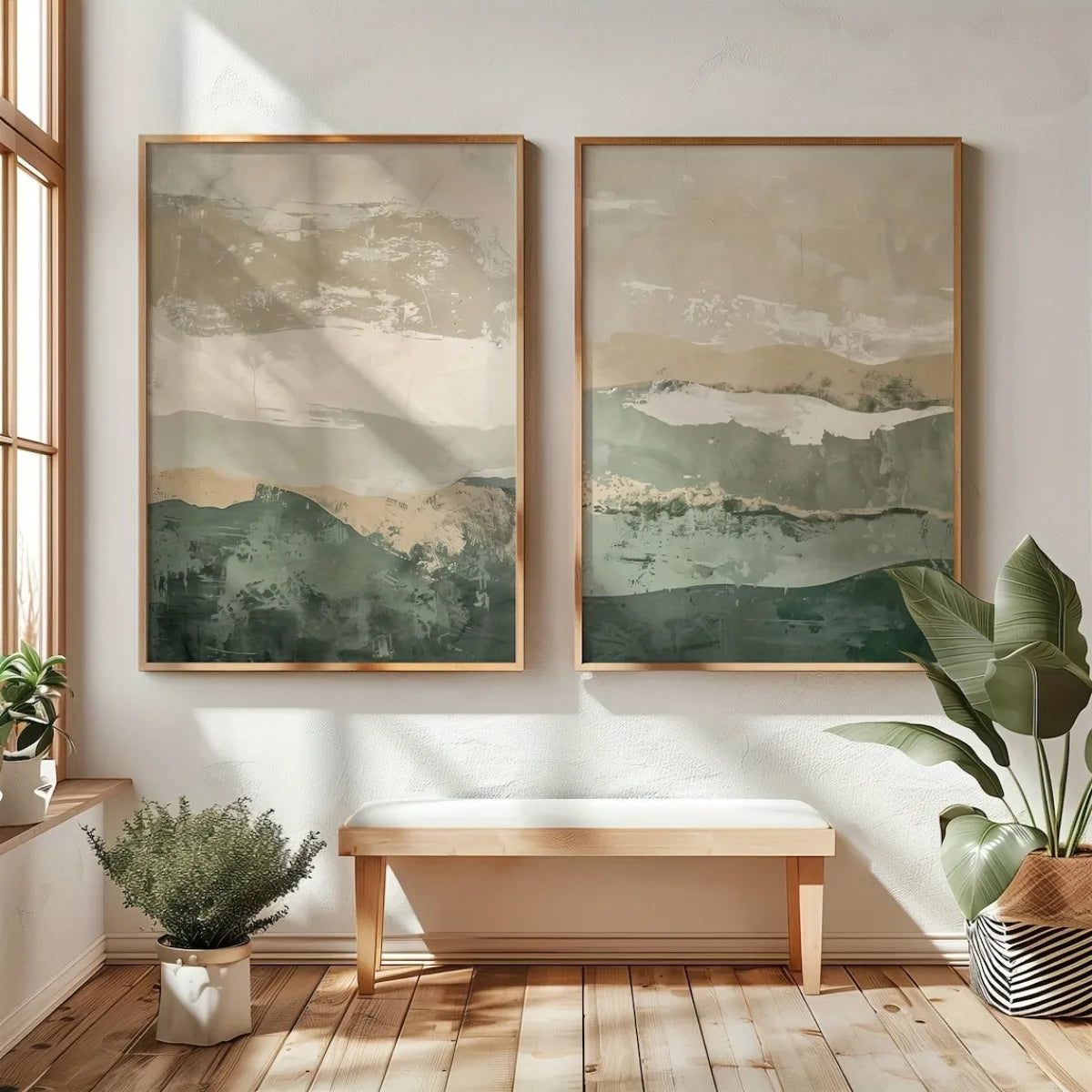 Wall Art Set Of 2 Unframed