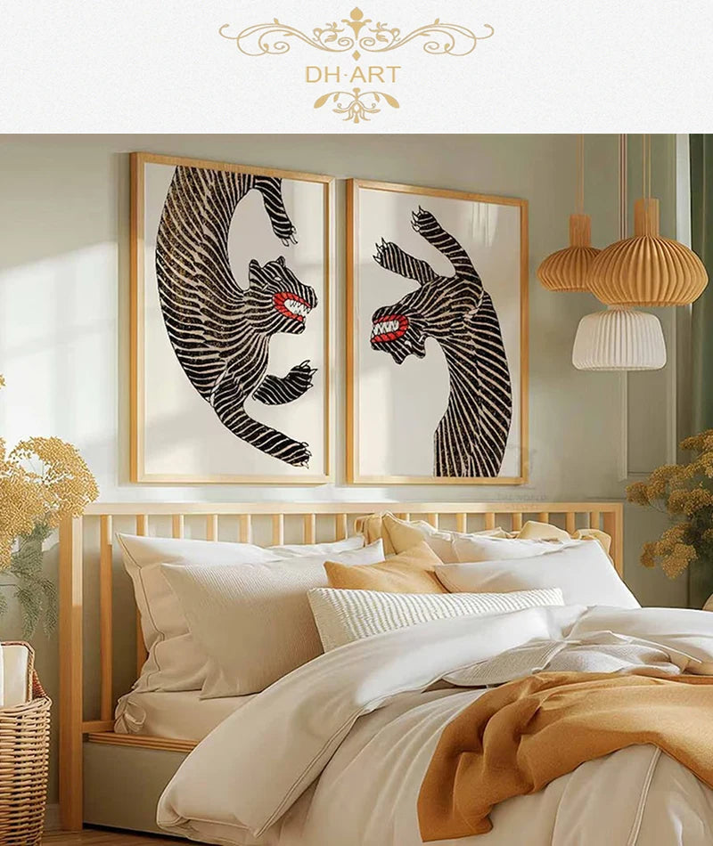 Wall Art Cotton Taguchi Tomoki Japanese Vintage