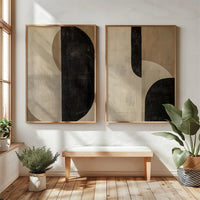 Wall Art Abstract Geometric Canvas