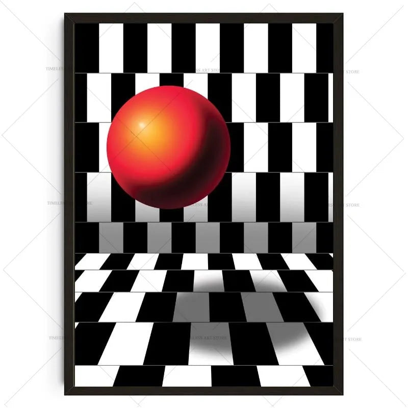 Wall Art Unframed Abstract