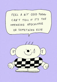 Wall Art Humorous Cartoon Purple