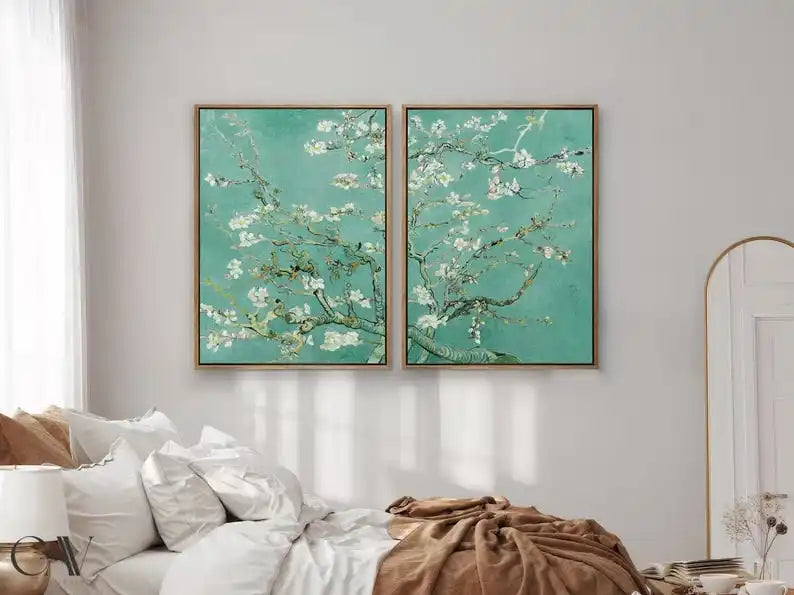 Art Decor Almond Blossom Unframed