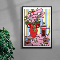 Wall Art Retro Abstract Floral Still Life