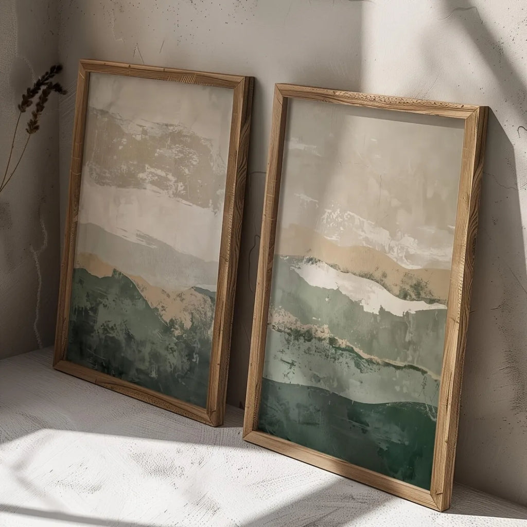 Wall Art Set Of 2 Unframed