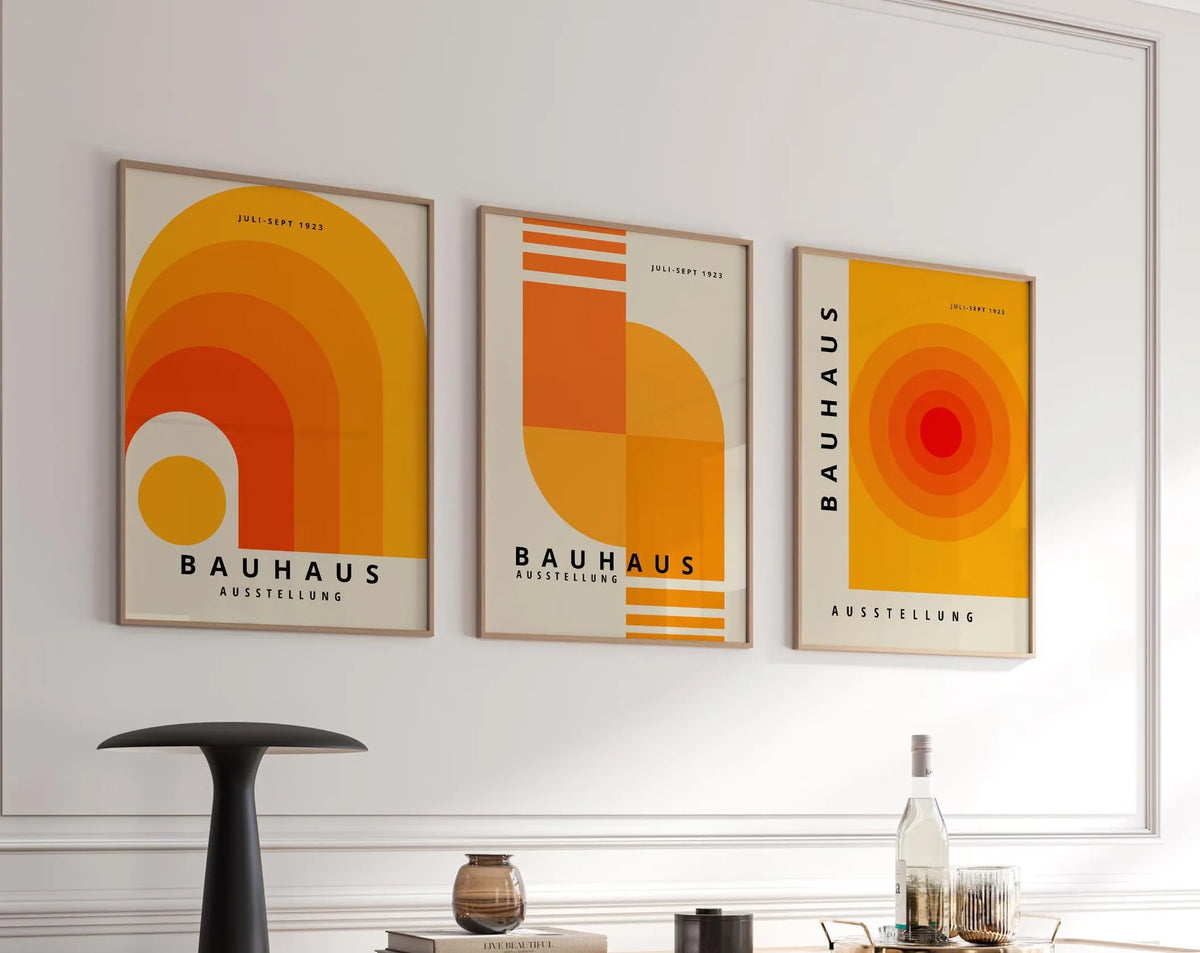 Wall Art Bauhaus Geometric