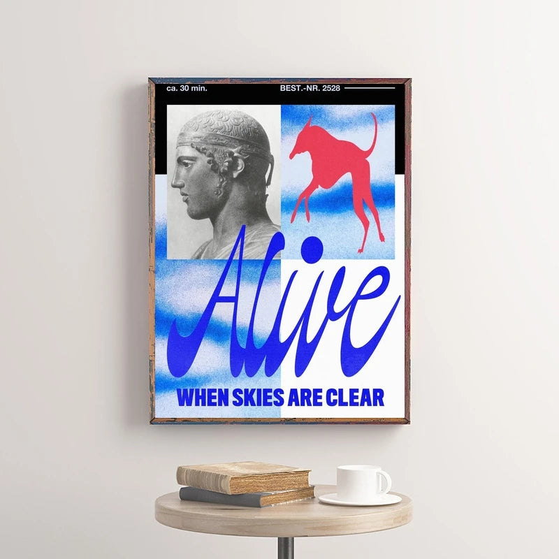 Unframed Canvas Wall Art Poster