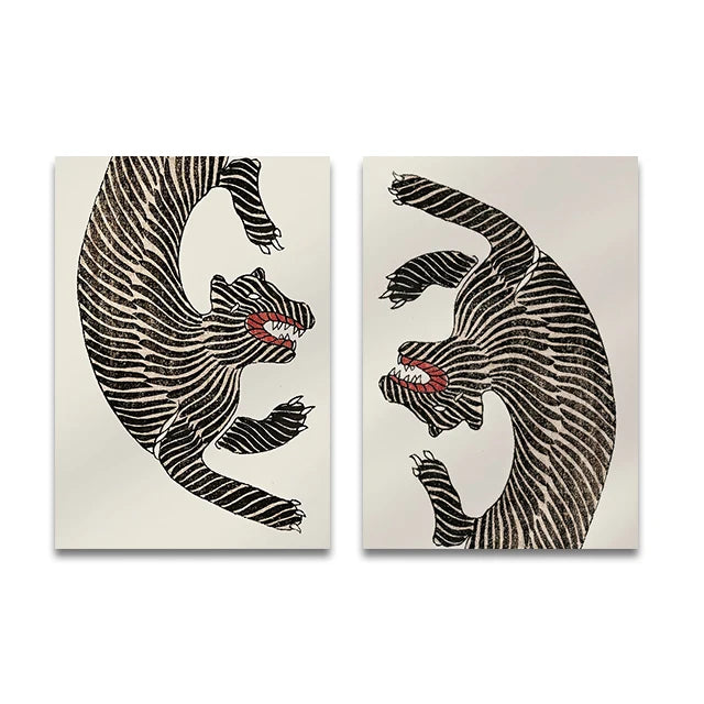 Wall Art Cotton Taguchi Tomoki Japanese Vintage
