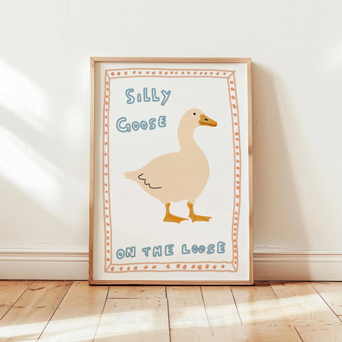 Silly Goose On The Loose Wall Art Canvas