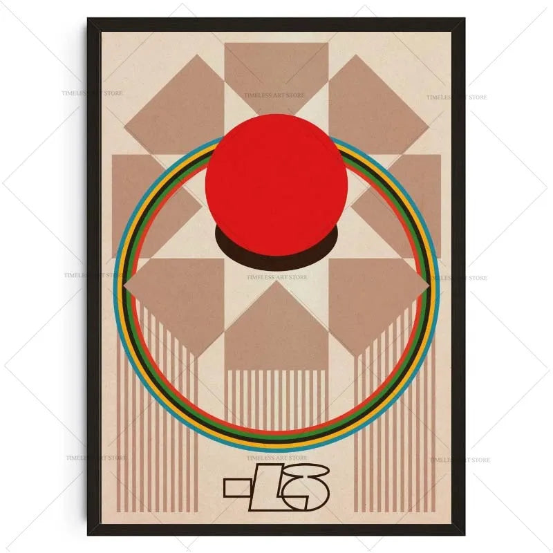 Wall Art Canvas Unframed Abstract Geometric