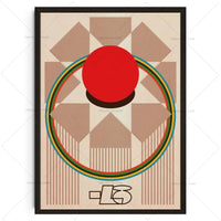 Wall Art Canvas Unframed Abstract Geometric