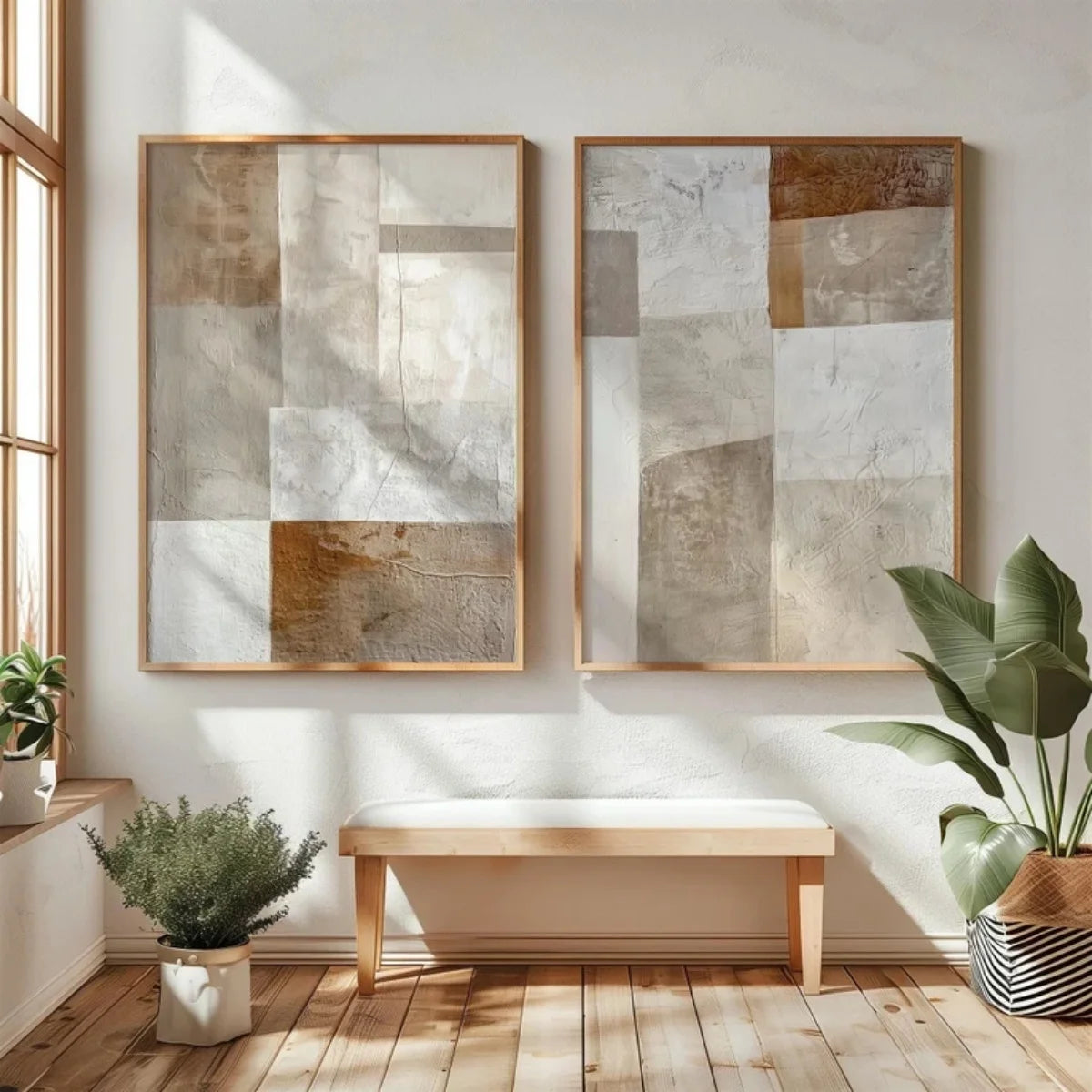 Wall Art Abstract Geometric Canvas Print