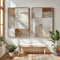 Wall Art Abstract Geometric Canvas Print