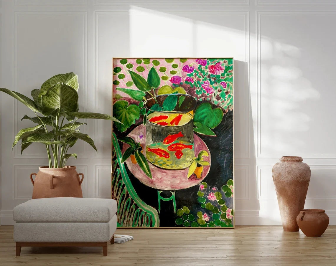 Wall Art Henri Matisse The Goldfish Canvas Print
