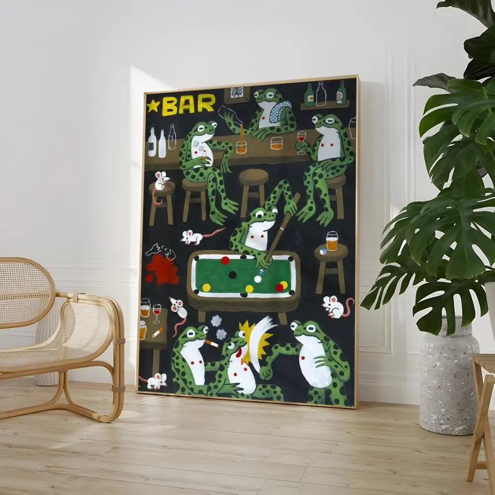 Photo Frame Wall Art Jamie Muck Frog Bar Unframed Poster