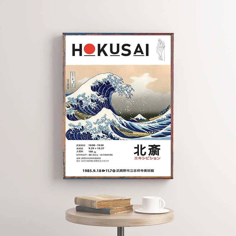 Wall Art Hokusai Great Wave Japanese Poster