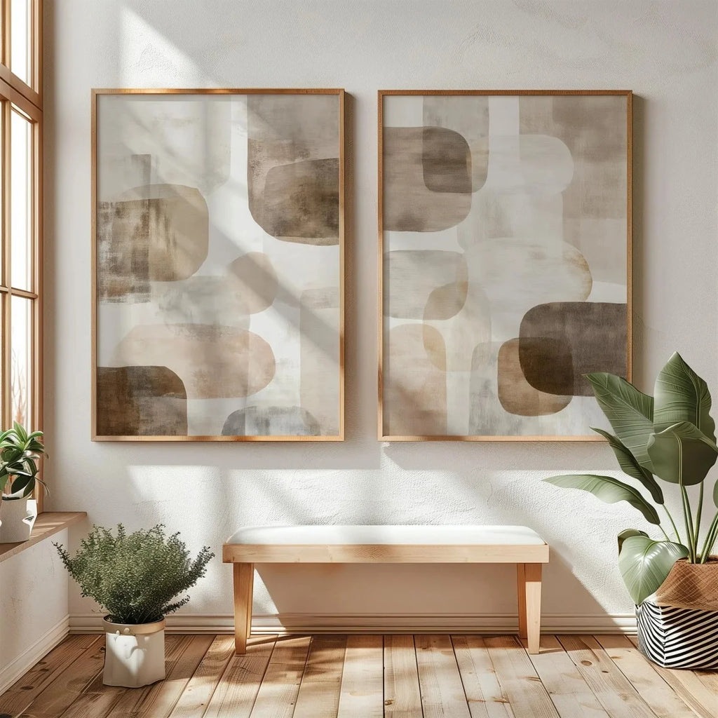 Wall Art Canvas Wabi Sabi Abstract
