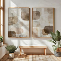 Wall Art Canvas Wabi Sabi Abstract