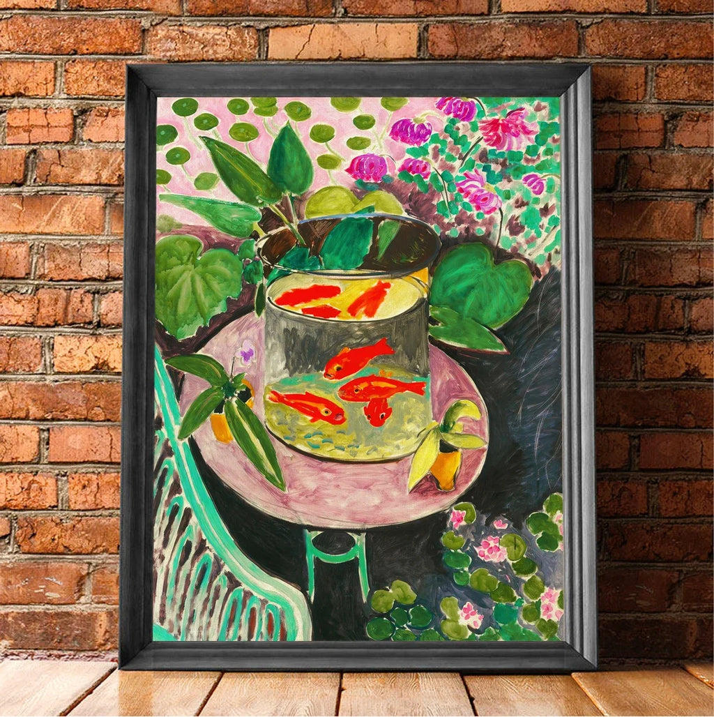 Wall Art Henri Matisse The Goldfish Canvas Print