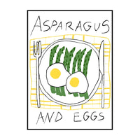 Wall Art Uk Asparagus And Eggs Unframed Canvas Print