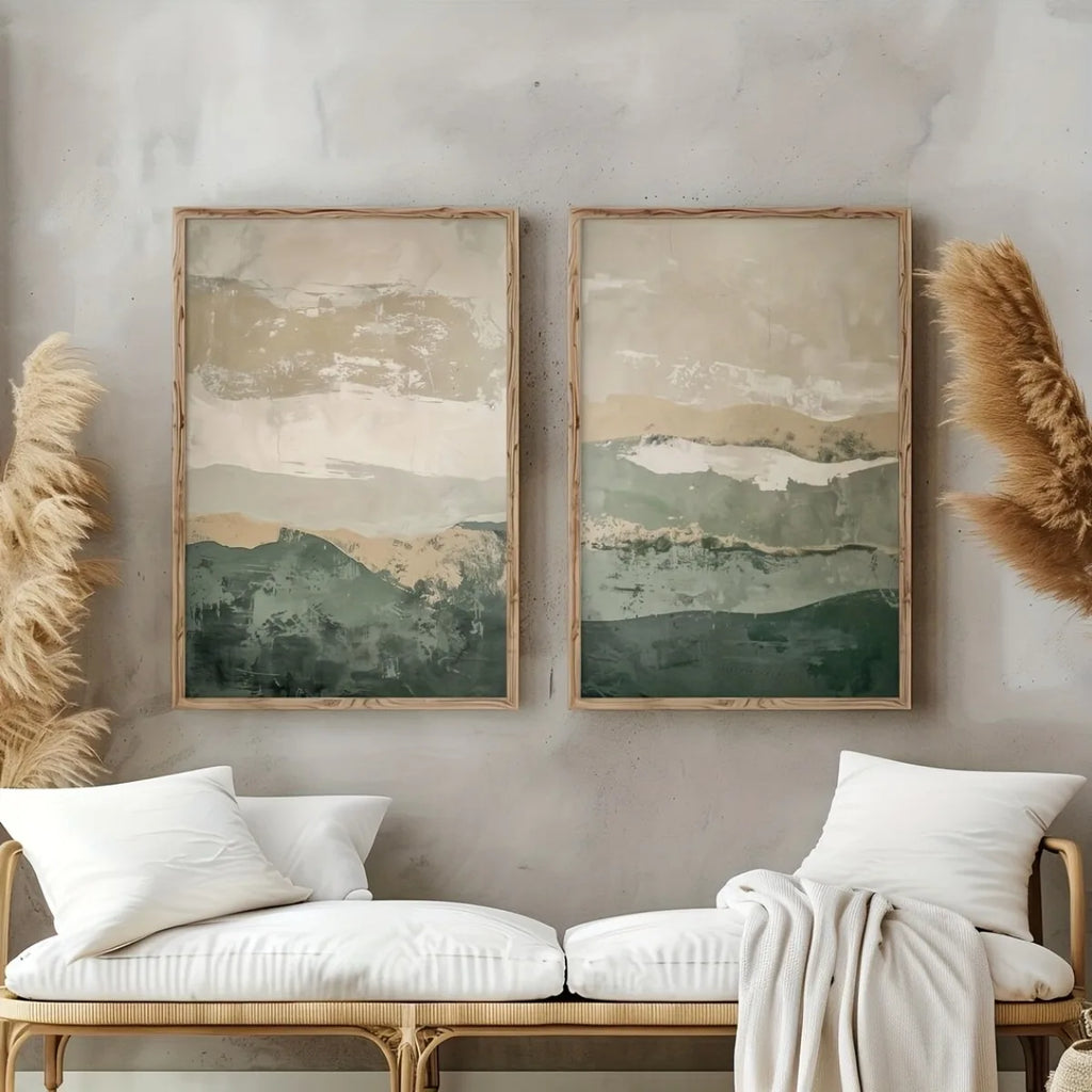 Wall Art Set Of 2 Unframed