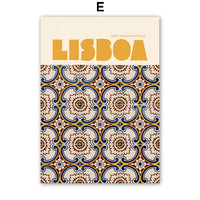 Home Wall Art Lisboa Portuguese Azulejo Tile