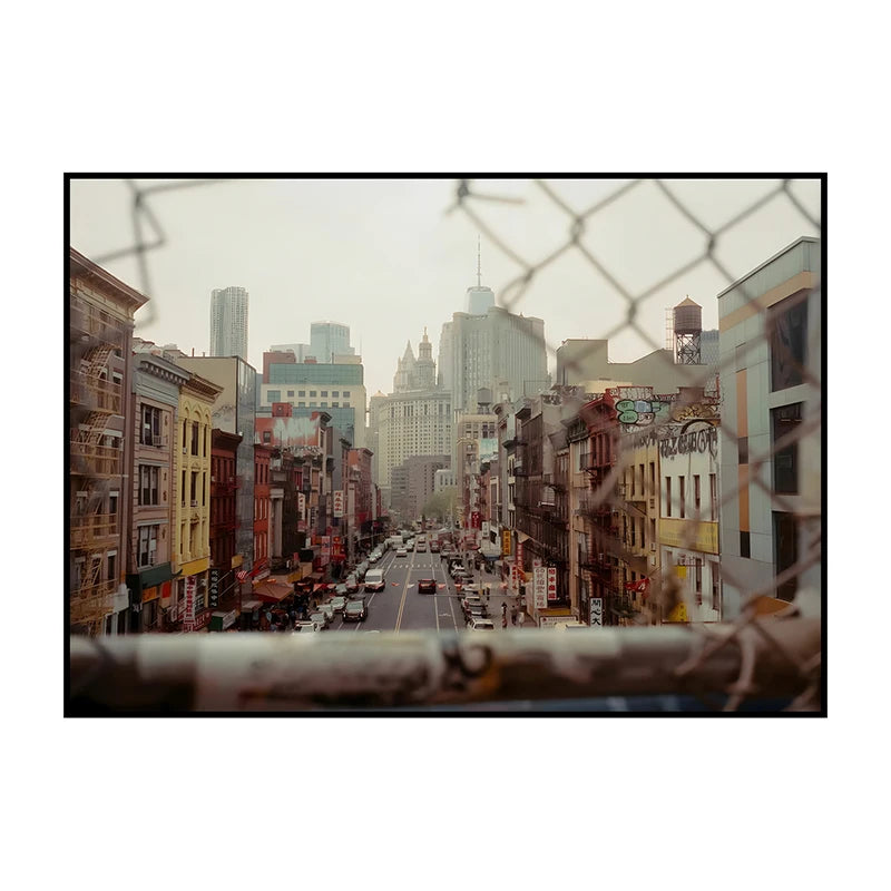 Urban Street Landscape Wall Art Unframed Cityscape