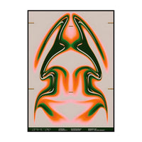 Modern Fluid Wall Art Poster Unframed Abstract