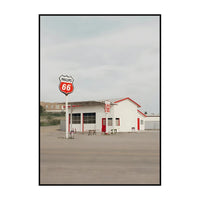 Vintage Phillips 66 Wall Art Poster Unframed Retro Gas Station