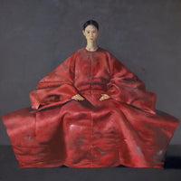 Asian Portrait Wall Art Unframed Canvas