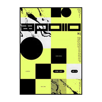 Geometric Space Wall Art Unframed Apollo 11 NASA Theme Abstract